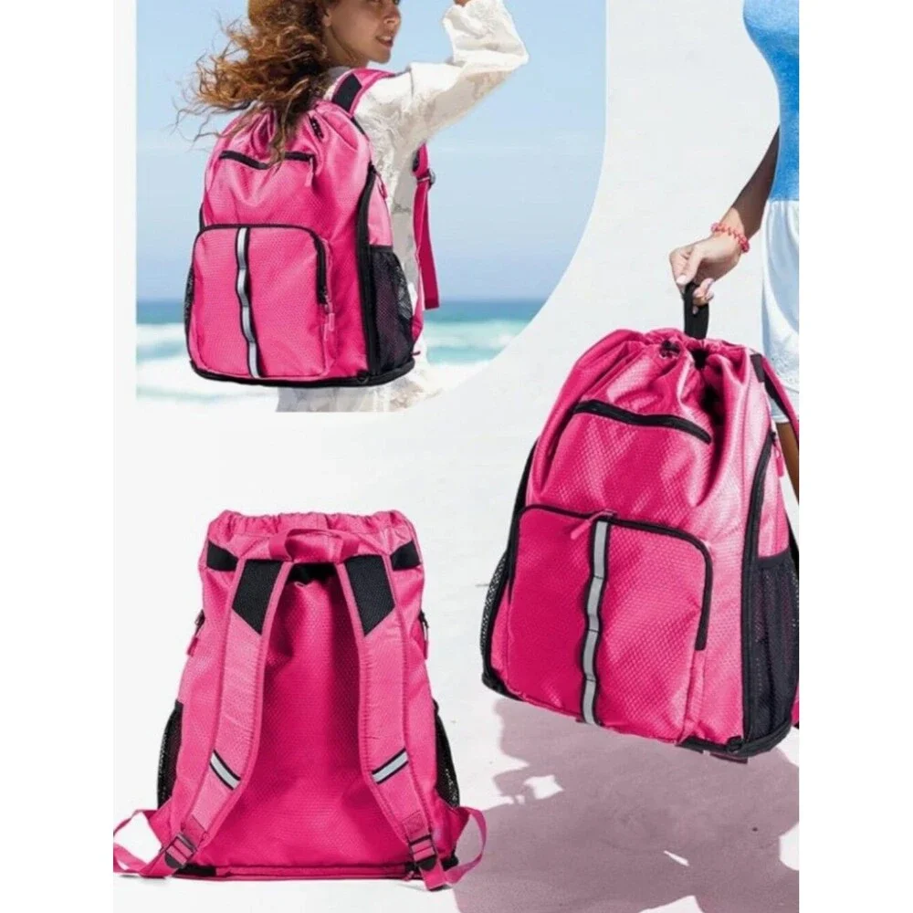 Beach Pool Backpack Pink